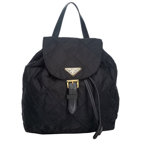 prada damen rucksack stoff|authentic prada backpacks.